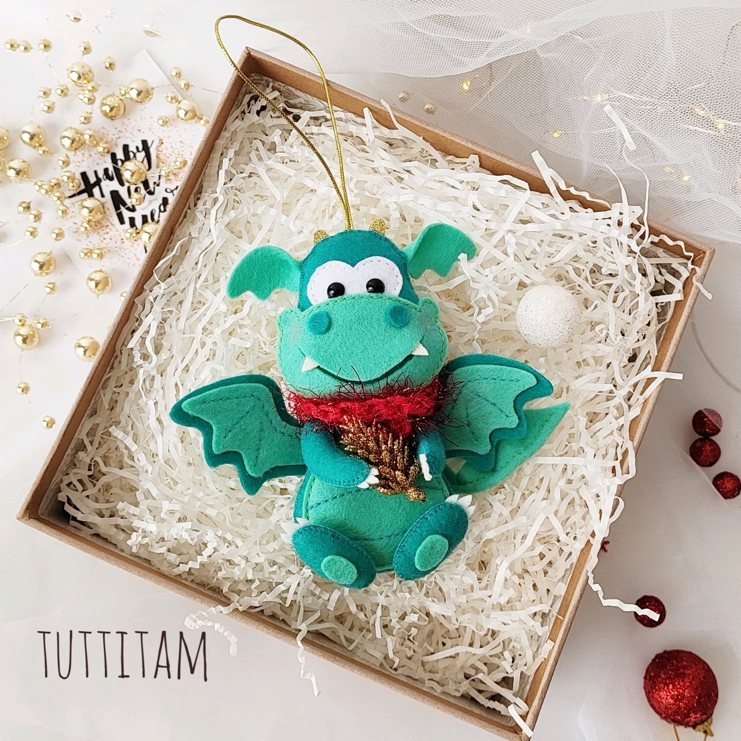 Дракон,дракончик,символ года 2024,игрушка на елку купить в интернет ...