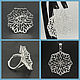 Set openwork. Set of snowflakes. set LACE, Jewelry Sets, Turin,  Фото №1