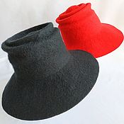 Аксессуары handmade. Livemaster - original item Wide-brimmed hat for women.. Handmade.
