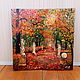 Painting 'Autumn in the Summer Garden' oil. Pictures. Anji's favourite pictures (anzhela-a). Online shopping on My Livemaster.  Фото №2