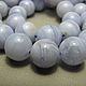 Order Blue agate beads smooth ball, 12 mm. Elena (luxury-fittings). Livemaster. . Beads1 Фото №3