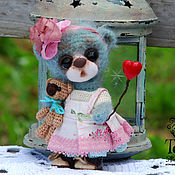 Куклы и игрушки handmade. Livemaster - original item Mint bear tiny. Handmade.