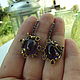 Earrings 'La Contessa' with amethysts. Earrings. SELENA. Online shopping on My Livemaster.  Фото №2