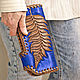 Wallet leather 'small Fern' - blue. Wallets. schwanzchen. Online shopping on My Livemaster.  Фото №2