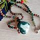Order Necklace 'Jasper heart-2' Jasper Pendant on Jasper beads. Rimliana - the breath of the nature (Rimliana). Livemaster. . Necklace Фото №3