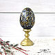 Wooden interior Easter egg on a stand painting, Eggs, Barnaul,  Фото №1