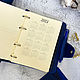 Кожаный блокнот-органайзер на кольцах модель Классика. Блокноты. Дарья Золотарева. Ярмарка Мастеров.  Фото №4