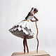 ballerina, figurine, author's handmade statuette. Name souvenirs. Revkova Tatiana (figurki-sculpt). Online shopping on My Livemaster.  Фото №2