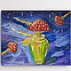 Fly Agaric in Wonderland oil painting, Pictures, Moscow,  Фото №1