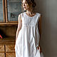 Cotton Flower nightgown made of Italian cambric. Nightdress. Delicate Clothing Store (Daria). Online shopping on My Livemaster.  Фото №2