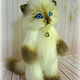Сиамский котенок. Мягкие игрушки. Masterskaya handmade ✨O'Palchik✨. Ярмарка Мастеров.  Фото №5