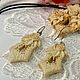 Заказать Серьги из бивня мамонта резные Серебро. Ювелирный отдел 'Чароитовый ларец' (jewelry32-charoite-larets). Ярмарка Мастеров. . Серьги-калачи Фото №3