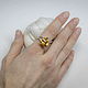 Классическое золотое кольцо с крупным цитрином. Перстень. 8jewel. Ярмарка Мастеров.  Фото №6