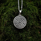 Украшения handmade. Livemaster - original item Amulet of Hecate (II) — silver pendant on a silver chain. Handmade.