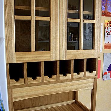 Для дома и интерьера ручной работы. Ярмарка Мастеров - ручная работа Шкафы: Шкаф под посуду и большую духовку. Handmade.