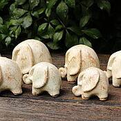 Для дома и интерьера handmade. Livemaster - original item Seven elephants of happiness.. Handmade.