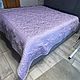 Single-color double-sided quilted bedspread. Bedspreads. irinagur4. My Livemaster. Фото №8
