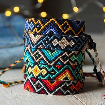 Дизайн и реклама ручной работы. Ярмарка Мастеров - ручная работа Фенечка Geometry. Handmade.