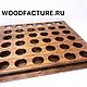 Шотница прямая на 6шотов. Дуб. Подставки для бутылок и бокалов. WOODFACTURE. Интернет-магазин Ярмарка Мастеров.  Фото №2