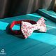 Tie Red flowers / white butterfly-tie, mil'fler. Ties. Respect Accessories. Online shopping on My Livemaster.  Фото №2