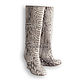 boots Python. Stylish boots from Python wedge. Fashion boots wedge heel. Womens boots Python. Beautiful Economie boots with zipper. Womens shoes from Python. The original women's boots.
