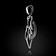 Кулон серебряный Змея Уроборос с гранатом малая. Кулон. Aventure.Jewelry. Интернет-магазин Ярмарка Мастеров.  Фото №2