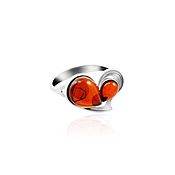 Украшения handmade. Livemaster - original item Silver ring with natural amber. Handmade.