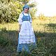 Russian sarafan,shirt and apron'wall', Costumes3, Borskoye,  Фото №1