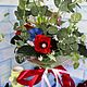 Extravagancia de campo, un ramo en una Copa. Bouquets. Уютное теплосердечие. Online shopping on My Livemaster.  Фото №2