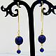 Earrings 'Intuition' made of lapis lazuli. Earrings. Star of Siberia. My Livemaster. Фото №4