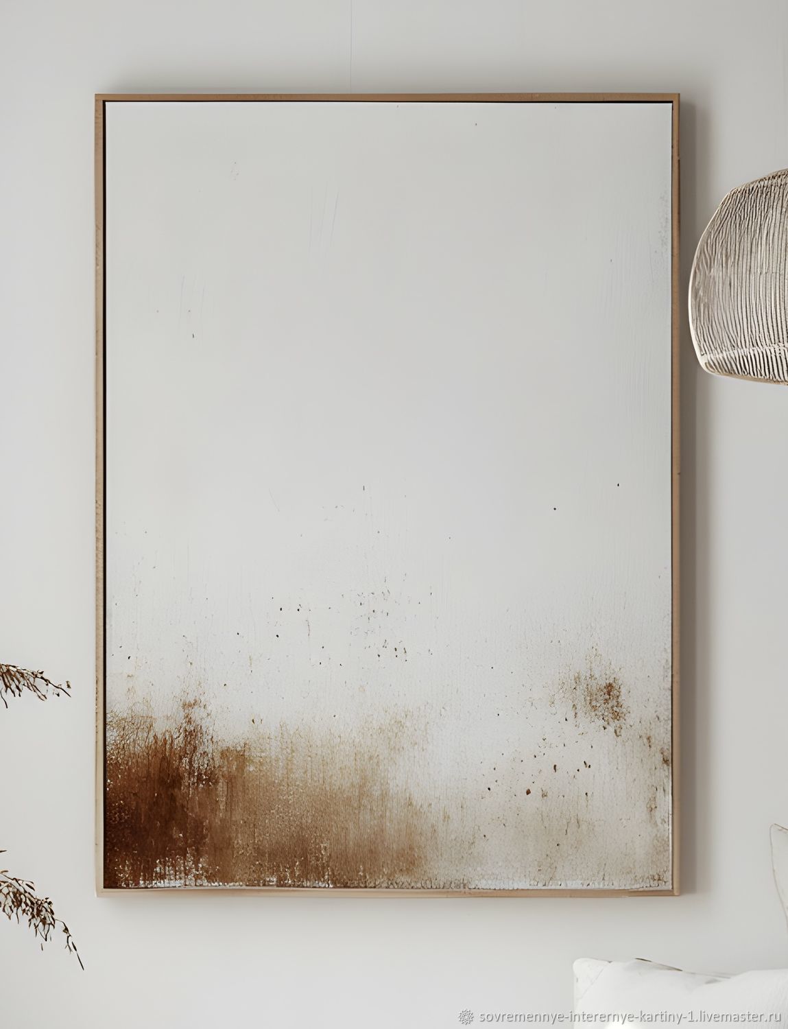 Абстрактная картина "Тишина" | Минимализм | Спокойные тона в интернет ...