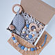 Baby box for boy: nipple holder, rodent, rattle. Gift for newborn. MaraBoo Handmade. My Livemaster. Фото №5