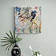 Order Bird of Paradise, Oil painting in delicate pastel shades for interior. Belasla. Livemaster. . Pictures Фото №3