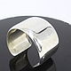 Minima Series cuff bracelet in polished 925 ASH0004 silver. Cuff bracelet. Sunny Silver. My Livemaster. Фото №4