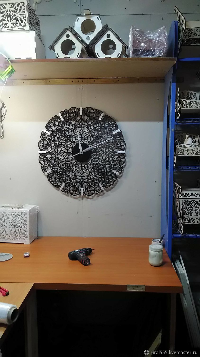 Часы диаметр 700мм настенные – заказать на Ярмарке Мастеров – GJI9XRU ...