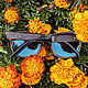 «Smoke Blue» солнцезащитные очки из дерева — трубка для курения. Очки. Уникальные аксессуары Timbersun. Ярмарка Мастеров.  Фото №5