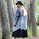 Felted coat Gray day. Coats. silk wool. Online shopping on My Livemaster.  Фото №2