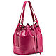 Women's leather bag 'Thelma' (Bordeaux). Shopper. Russian leather Guild. My Livemaster. Фото №6