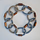 Knitted Linen Chain Necklace, Necklace, Saratov,  Фото №1
