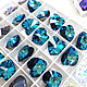 Кристалл 14 мм Сердечко синее Bermuda blue, КС01, ШТУКА. Кристаллы. iva_crystals. Интернет-магазин Ярмарка Мастеров.  Фото №2