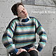 Knitted striped sweater, Sweaters, Moscow,  Фото №1
