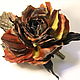 Vintage silk rose. Brooches. fantasy flowers. Online shopping on My Livemaster.  Фото №2