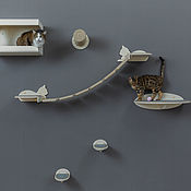 Зоотовары handmade. Livemaster - original item Wall complex for cats 