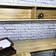 Компьютерный стол из ясеня в стиле Loft. Столы. Лиственница Сибири (listsib). Ярмарка Мастеров.  Фото №4