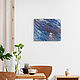 Абстрактные картины на холсте. Фиолетовая рябь №2, Картины, Оренбург,  Фото №1