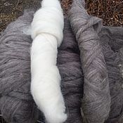 Материалы для творчества handmade. Livemaster - original item Wool for felting and spinning. Handmade.