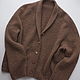 Brown knitted jacket 'Prague' cardigan jacket coffee. Jackets. SolarisArtis. My Livemaster. Фото №6