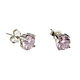 Order Pink stud Earrings 'Ruby Radiance' stud Earrings. Irina Moro. Livemaster. . Stud earrings Фото №3