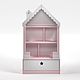 Стеллаж кукольный домик The Midi (цвет Pink flamingo). Кукольные домики. Pituka. Интернет-магазин Ярмарка Мастеров.  Фото №2