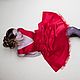 Красное коктейльное платье "Мак". Платья. Valentina Polli. Ярмарка Мастеров.  Фото №4